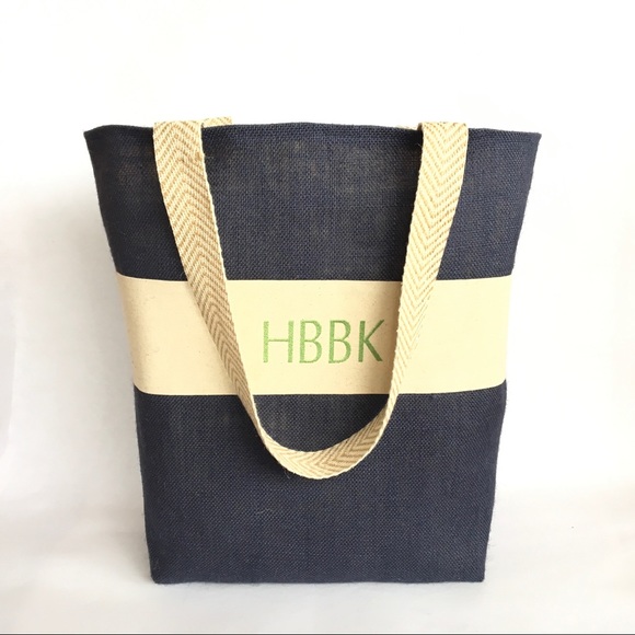 The Nantucket Navy Tote in Green - Picture 3 of 6